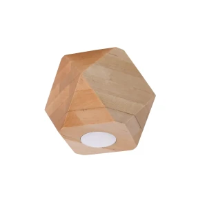 Plafon WOODY 1 naturalne drewno SL.1009 - Sollux