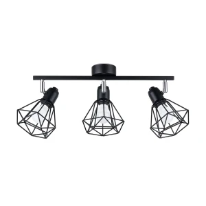 Plafon ARTEMIS 3 czarny SL.1107 - Sollux