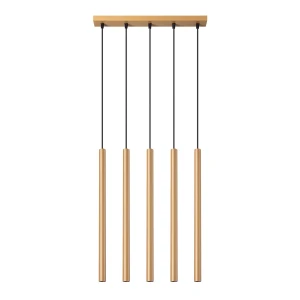 Lampa wisząca PASTELO 5L złota SL.1173 - Sollux
