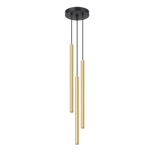 Lampa Wisząca PASTELO 3P złoty połysk SL.1197 - Sollux