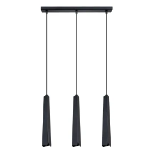 Lampa wisząca PRYSM 3L czarna SL.1402 - Sollux