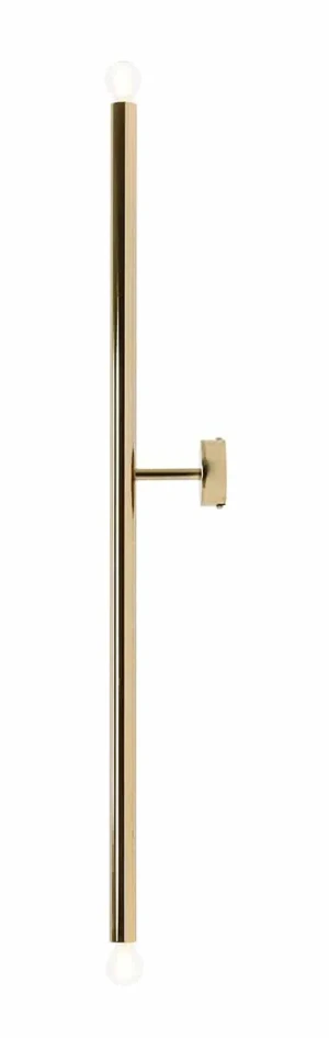 Aldex Kinkiet metalowy złoty dwupunktowy 100cm 1072D30_L z serii TUBO