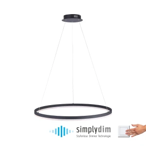 Lampa wisząca TITUS 80 antracyt 2383-13 - Paul Neuhaus