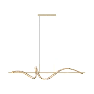 Lampa wisząca ATHESA ZŁOTA/GOLD MD3170-1-3GT - Zuma Line