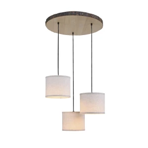 Lampa wisząca BARK drewno 11236-79 - Paul Neuhaus