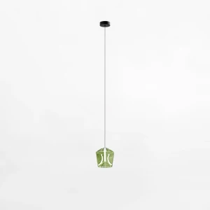Lampa wisząca pojedyncza zielona COLORE MD3350-1BL/GR - Zuma Line