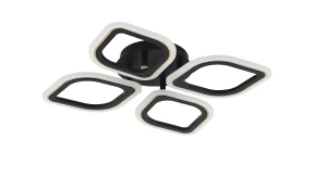 Lampa sufitowa czarna na pilota ILLUMIA MS236040R-BK - Zuma Line