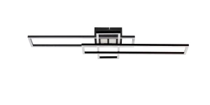 Lampa sufitowa do salonu na pilota 3000-6000K LUMENZ MS243-BK - Zuma Line