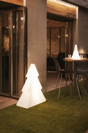 Lampa zewnętrzna choinka biała 3138 PINUS 100 BATTERY  – New Garden