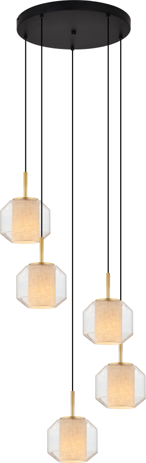 Lampa wisząca SOLIX DU32201A/5L - Zuma Line