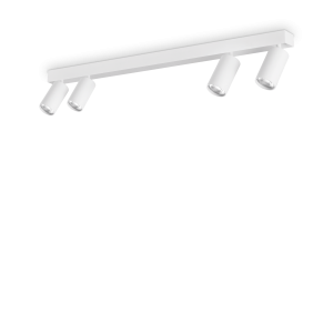Lampa sufitowa PROFILO PL4 BIANCO 328188 - Ideal Lux