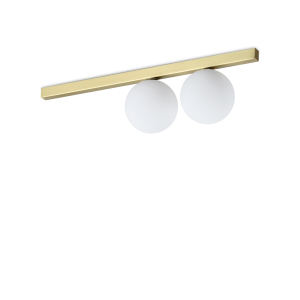 Lampa sufitowa BINOMIO PL2 OTTONE 328447 - Ideal Lux
