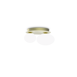 Lampa ścienna NINFEA AP2 OTTONE 346533 - Ideal Lux
