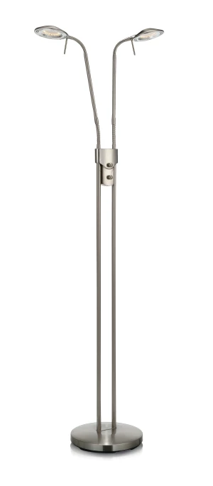 Lampa podłogowa HUDSON 2L Stal 105583 - Markslojd