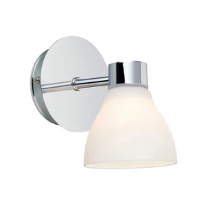 Kinkiet CASSIS 1L Chrom/Opal IP44 106367 - Markslojd