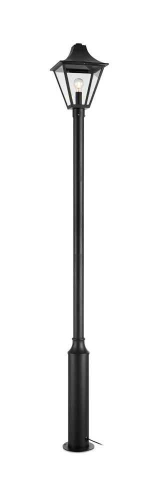 Latarnia ogrodowa GARDEN 24 POSTLAMP 1L BLACK H 225CM 108171 - Markslojd