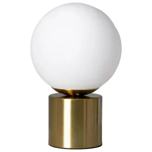 Lampa Stołowa Złota Kula Mleczna Abruzzo Gibis 1xE27  ABR-LSG-E27 - Abruzzo