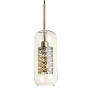 Lampa Wisząca Złota Szklana Zwis Abruzzo Nobbile E27  ABR-ZON-E27 - Abruzzo