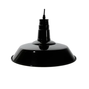 Lampa wisząca Retro Loft Czarno biała 36cm E27 Grote ABR-LWRG-B - Abruzzo