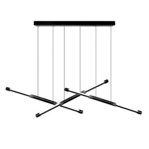 Lampa stylowa wisząca LED mocna do salonu 38W 4000K 596 - Decorativi - Outlet