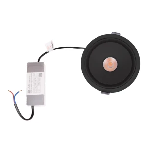 LAMPA WPUSTOWA VECTOR 10W CZARNA H0140 - MaxLight