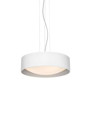 Lampa wisząca designerska VERO 10450301 biel i srebro - Kaspa