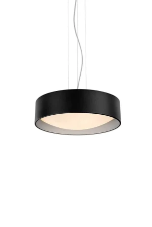 Lampa wisząca designerska VERO 10452302 czerń i srebro - Kaspa
