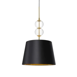 Lampa wisząca elegancka COCO M 11107102 czarna - Kaspa