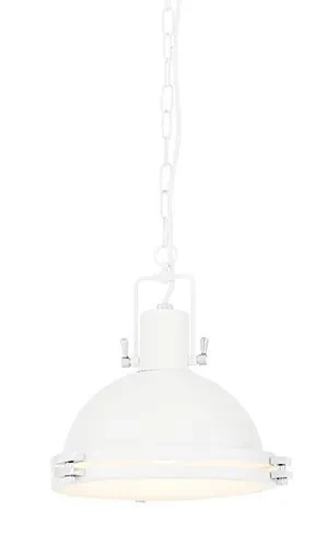 Lampa wisząca industrialna NAUTILIUS M 10265101 biała - Kaspa