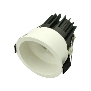 Lampa wpuszczana SPOT LED designerska oprawa piaskowa biel 13W 3000K S077 Zambelis