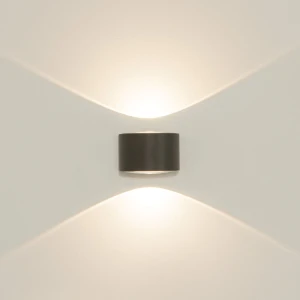 Lampa scienna dwukierunkowy kinkiet zewnetrzny LED grafitowy 2x5W E317 Zambelis