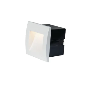 Ogrodowa zewnetrzna scienna STEP LIGHT LED 2W subtelna lampka schodowa biaa E246-W Zambelis