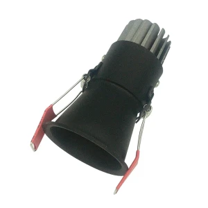 Lampa wpuszczana SPOT LED nowoczesne oczko sufitowe czarny mat 6W 3000K S074 Zambelis