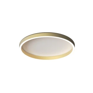 LED LIGHT Nowoczesny plafon sufitowy LED CCT szczotkowane zoto 25160 Zambelis