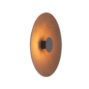 Kinkiet LED LIGHT ACOUSTIC dekoracyjna lampa scienna brazowo-czarna 25179 Zambelis