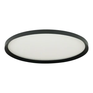 Plafon LED LIGHT nowoczesny plafon czarny piaskowy DALI dyfuzor mikropryzmatyczny 25200 Zambelis