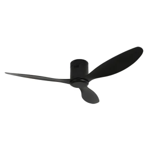 FAN Plafon nowoczesny wentylator sufitowy czarny metalowy bez oświetlenia 20257 Zambelis