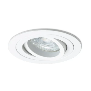 Lampa wpuszczana okrągła biała regulowana 9,2cm R14102 - Rendl