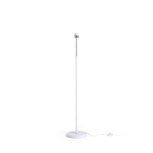 Lampa podłogowa biała chromowana regulowana 145cm z serii AMBITUS R14117 - Rendl