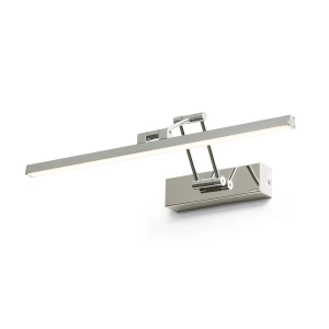 Kinkiet liniowy LED chromowany z regulowanym ramieniem 46cm R14150 - Rendl