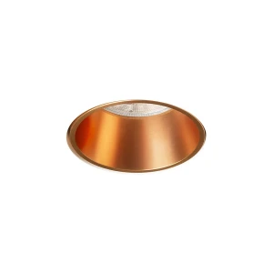 Lampa wpuszczana gipsowa okrągła z miedzianym reflektorem 177 R14159 - Rendl