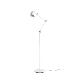 Lampa podłogowa niklowana matowa z dwoma ramionami 255cm R14189 - Rendl