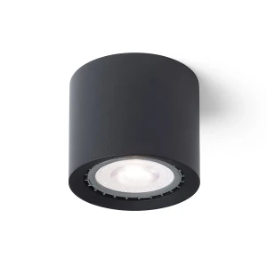 Plafon sufitowy cylindryczny czarny 11,7cm 179 R14221 - Rendl