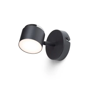 Kinkiet LED czarny chromowany z mlecznym dyfuzorem 75cm R14273 - Rendl