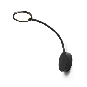 Kinkiet LED czarny z elastycznym ramieniem 10.5cm R14279 - Rendl