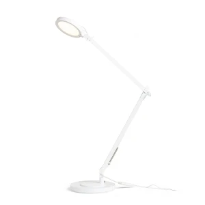 Lampa biurkowa LED biała dwuramienna ze ściemniaczem 185cm R14288 - Rendl
