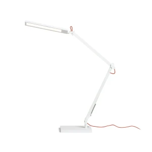Lampka biurkowa LED biało-czerwona regulowana 65cm R14290 R14292 - Rendl