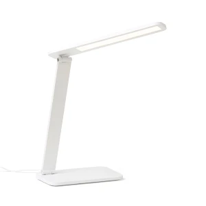 Lampa biurkowa LED biała regulowana z funkcją ściemniania 37cm R14296 - Rendl
