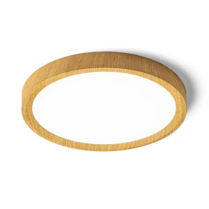 Plafon LED okrągły bukowa obudowa 23cm 18W R14302 - Rendl