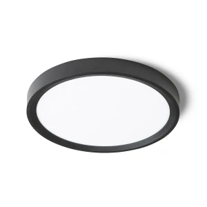 Plafon LED natynkowy czarny okrągły 23cm 18W R14303 - Rendl